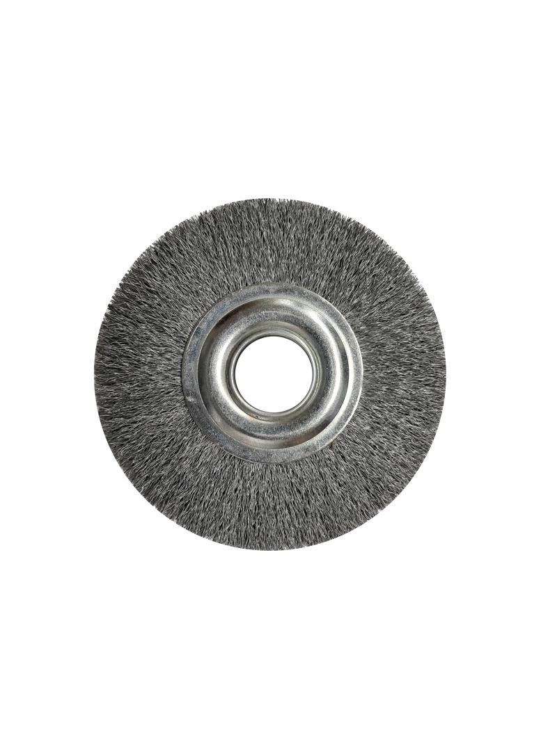 Szczotka tarczowa, druciana - drut stalowy falowany