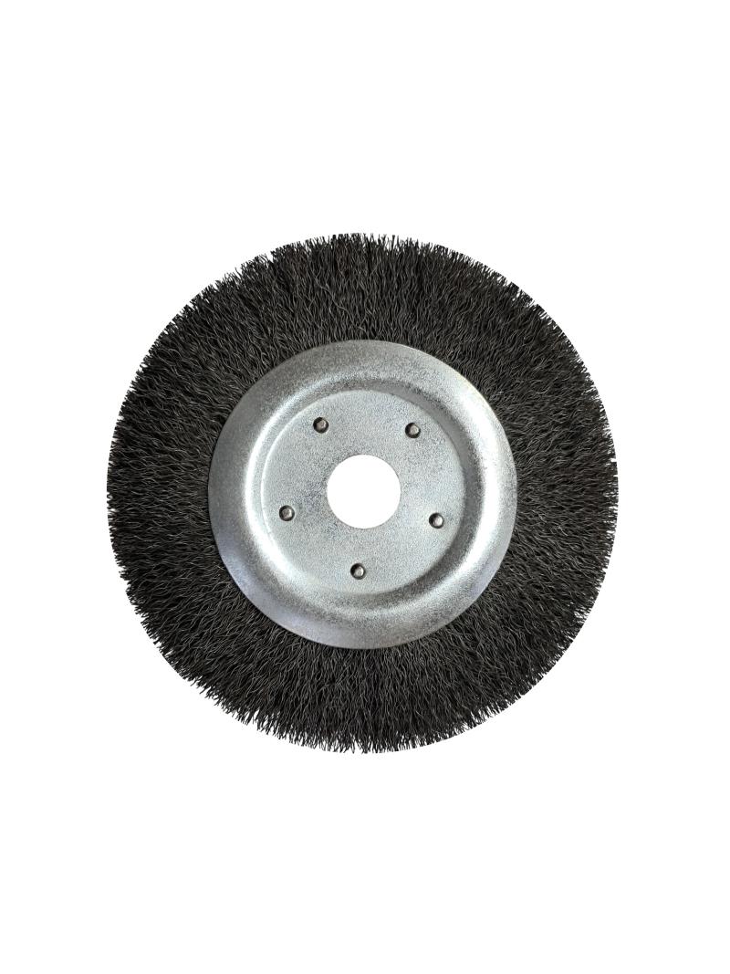 Szczotka tarczowa, druciana - drut stalowy falowany