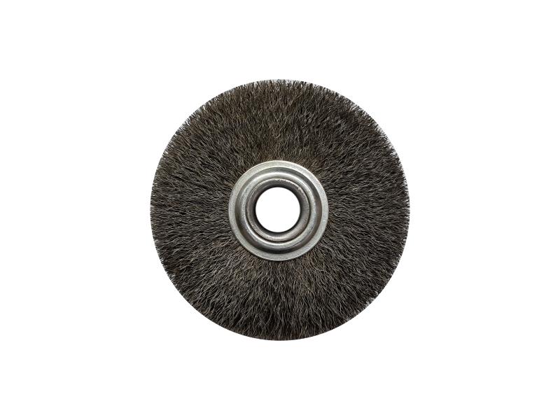 Szczotka tarczowa, druciana - drut stalowy falowany