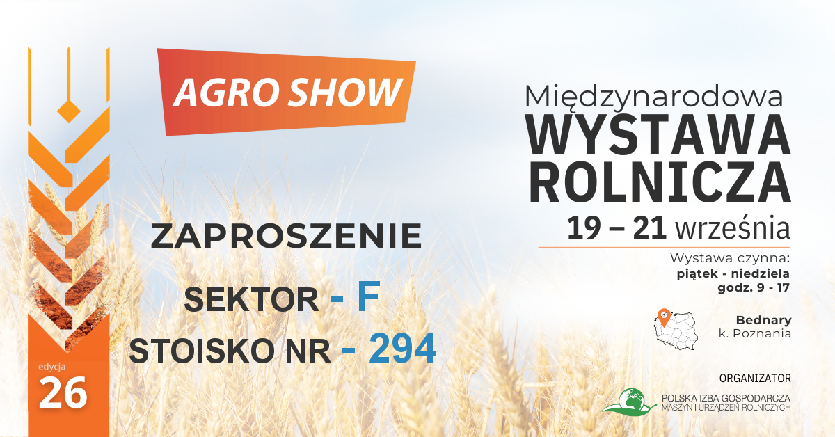 AGRO SHOW 2025 - BEDNARY k. POZNANIA